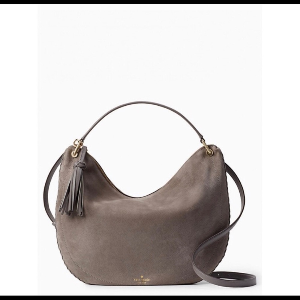 Bnwt Kate spade Somerton Street Caryl grey purse